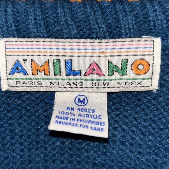 A’MILANO Women’s 80’s Vintage Sweater Size med-EUC - Picture 2 of 4